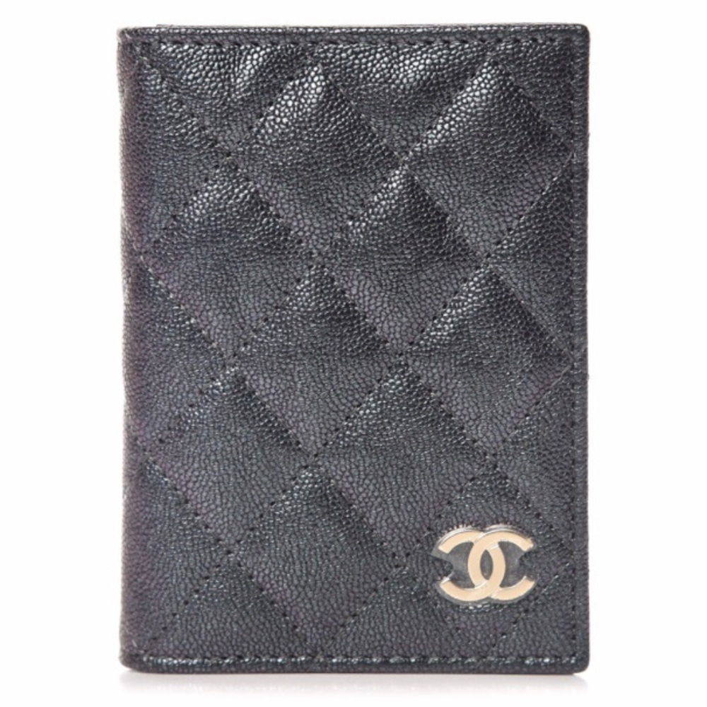 ❌Sold❌ NWT Chanel 19S Card Holder Iridescent Black